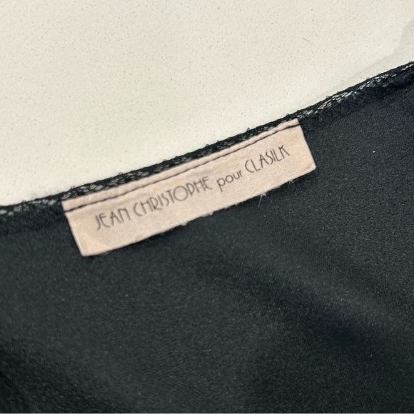 Vintage Jean Christophe Satin Nightgown - Picture 9 of 12